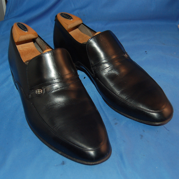 Barker Loafers Mdl 909215 K1 152E Black Mens Sz 10 - Picture 1 of 8